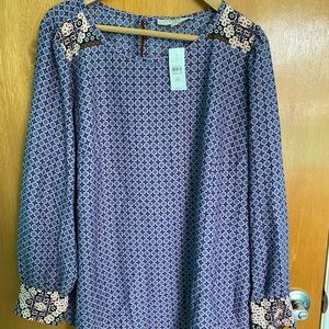 NWT Loft Long-Sleeved Blouse 16